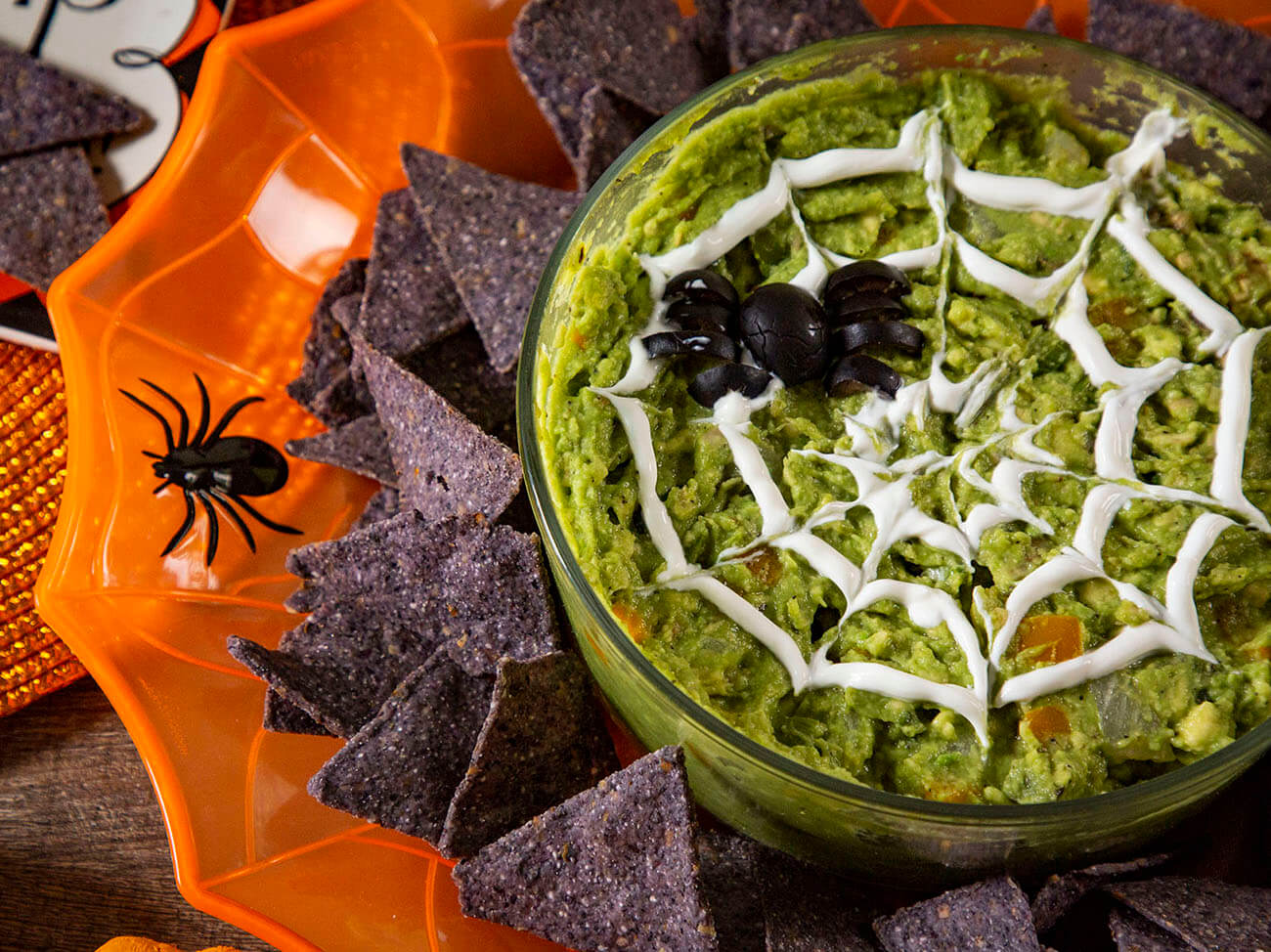 Bloody Hummus & Graveyard Chips